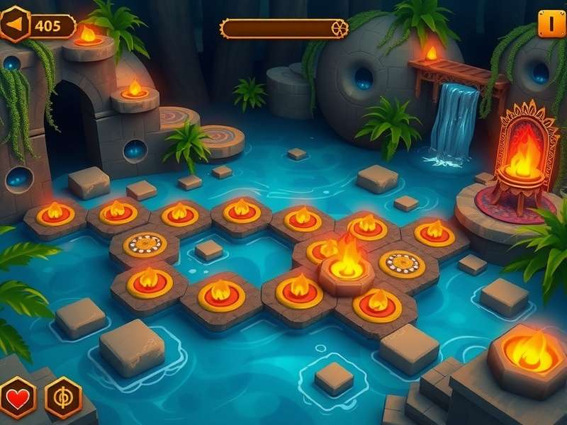 Blessed Waters Trek puzzle solving mechanics